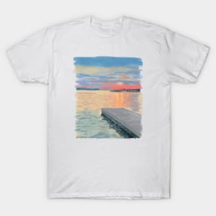 Sunset Over the Water T-Shirt